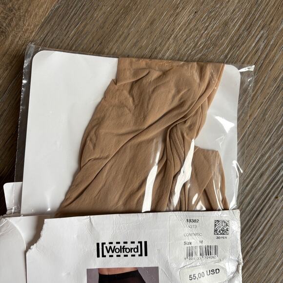 Wolford Individual Tights Ultra Sheer Met Look Cosmetic Medium - Picture 3 of 5